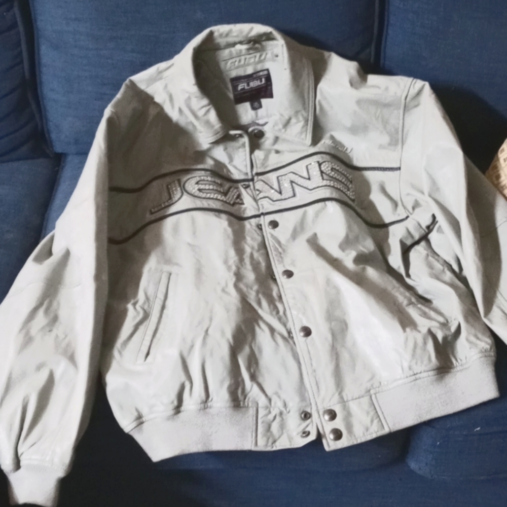 Fubu Grey leather
